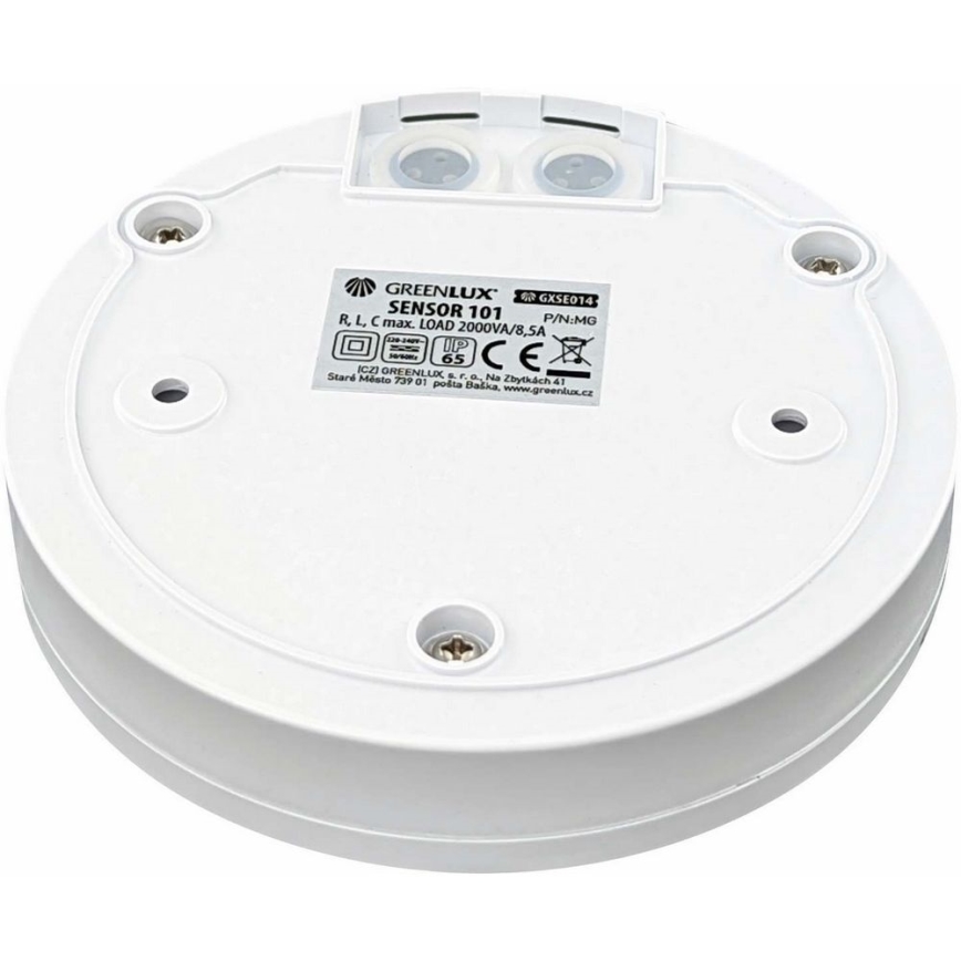 Outdoor motion sensor 360x120° white IP65