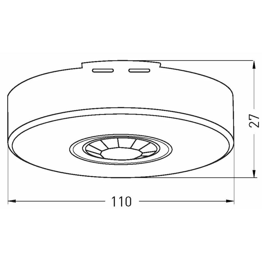 Outdoor motion sensor 360x120° white IP65