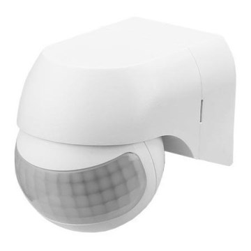 Outdoor motion sensor PIR 180° IP44 white