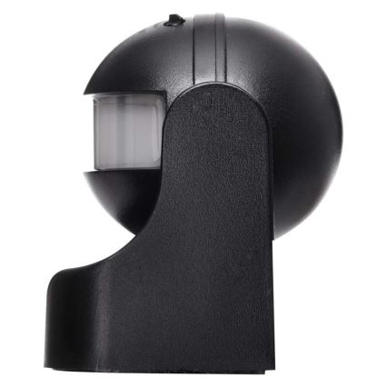 Outdoor motion sensor PIR B 180° 1200W/230V IP44 black