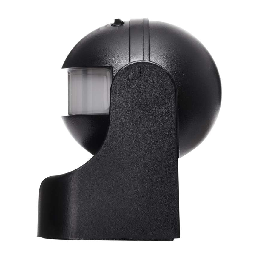 Outdoor motion sensor PIR B 180° 1200W/230V IP44 black