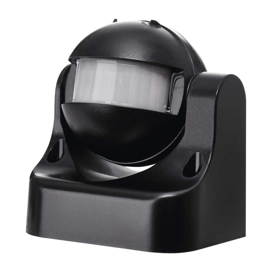 Outdoor motion sensor PIR B 180° 1200W/230V IP44 black