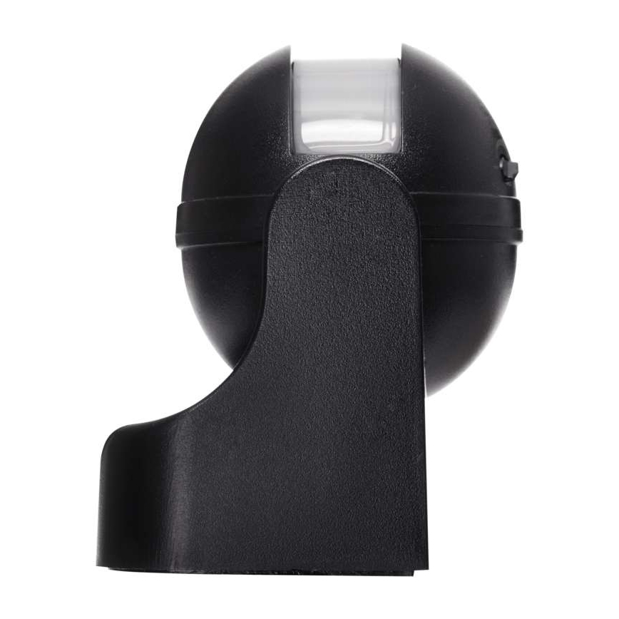 Outdoor motion sensor PIR B 180° 1200W/230V IP44 black