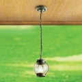 Outdoor pendant light TAVERNA 1xE27/60W/230V IP23 bronze/patina