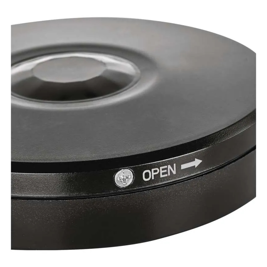 Outdoor PIR motion and dusk sensor, 2000W/230V, IP65, Black