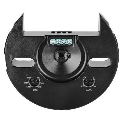 Outdoor PIR motion and dusk sensor, 2000W/230V, IP65, Black