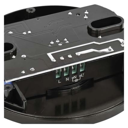 Outdoor PIR motion and dusk sensor, 2000W/230V, IP65, Black