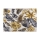 Outdoor rug CAPPUCCINO 80x165 cm gold/grey