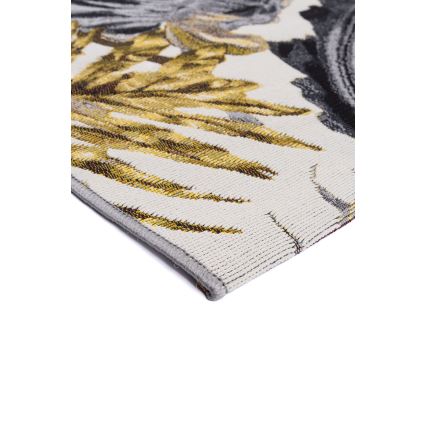 Outdoor rug CAPPUCCINO 80x165 cm gold/grey