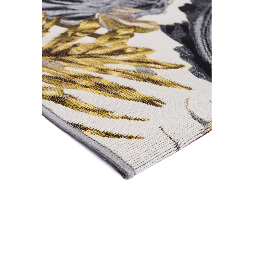 Outdoor rug CAPPUCCINO 80x165 cm gold/grey