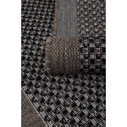 Outdoor rug EXPRESS NEW OUTDOOR 120x160 cm anthracite/brown