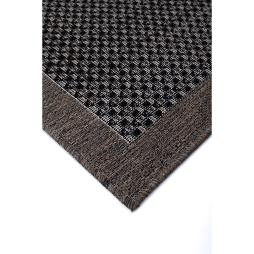 Outdoor rug EXPRESS NEW OUTDOOR 80x150 cm Anthracite/Brown