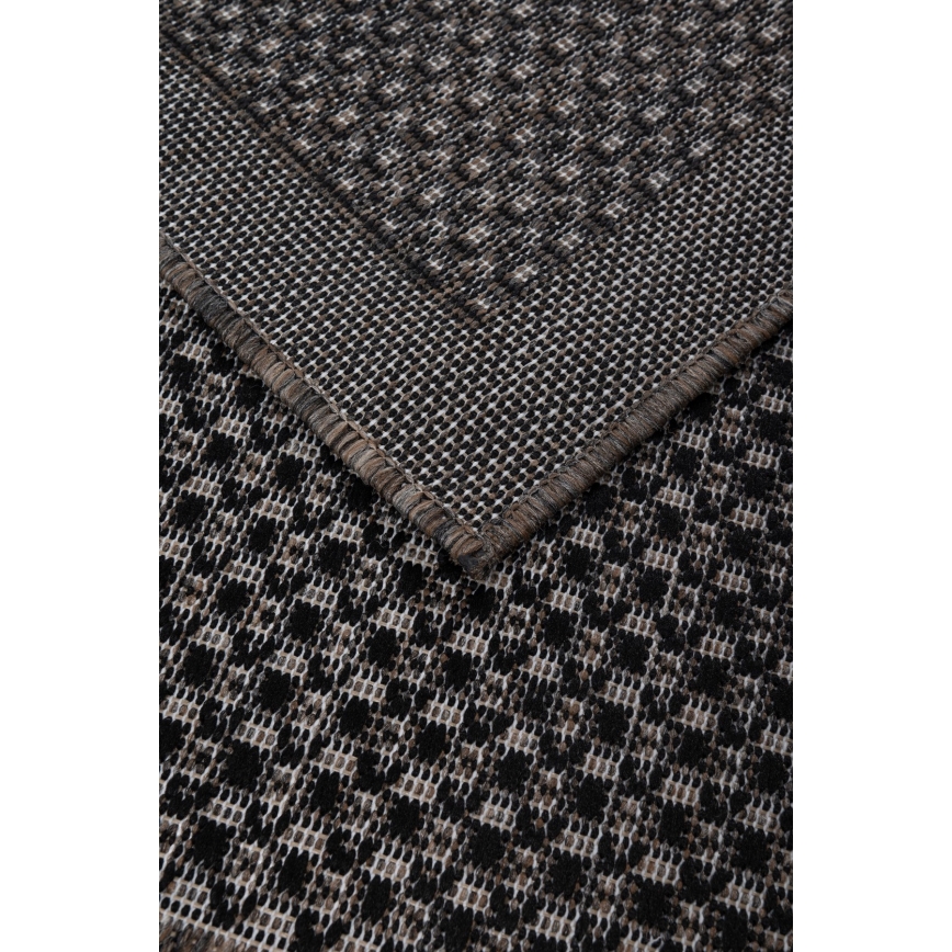 Outdoor rug EXPRESS NEW OUTDOOR 80x150 cm Anthracite/Brown