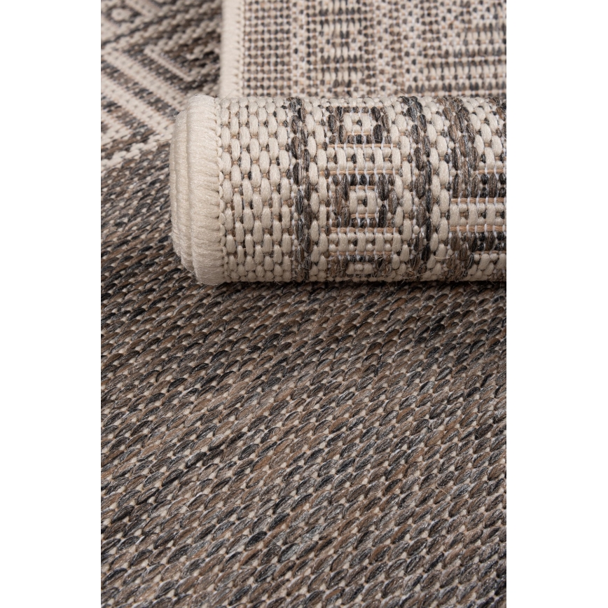 Outdoor rug EXPRESS NEW OUTDOOR 80x150 cm grey/beige