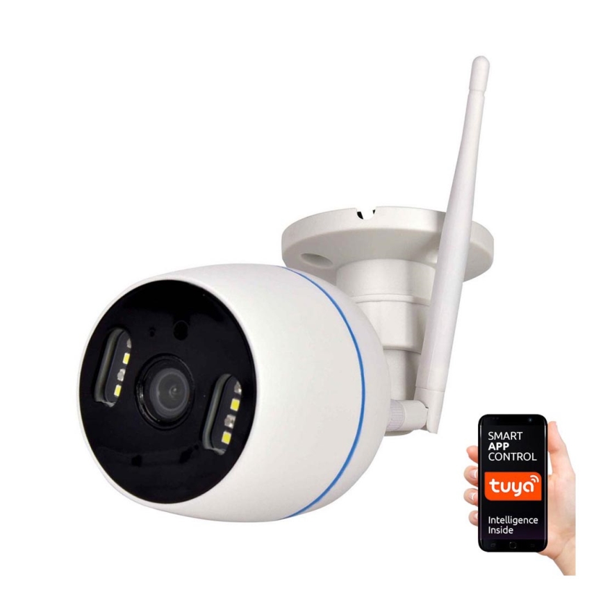Outdoor smart camera LED/230V/Wi-Fi