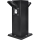 Outdoor socket column 2Z 230V IP44 black angular