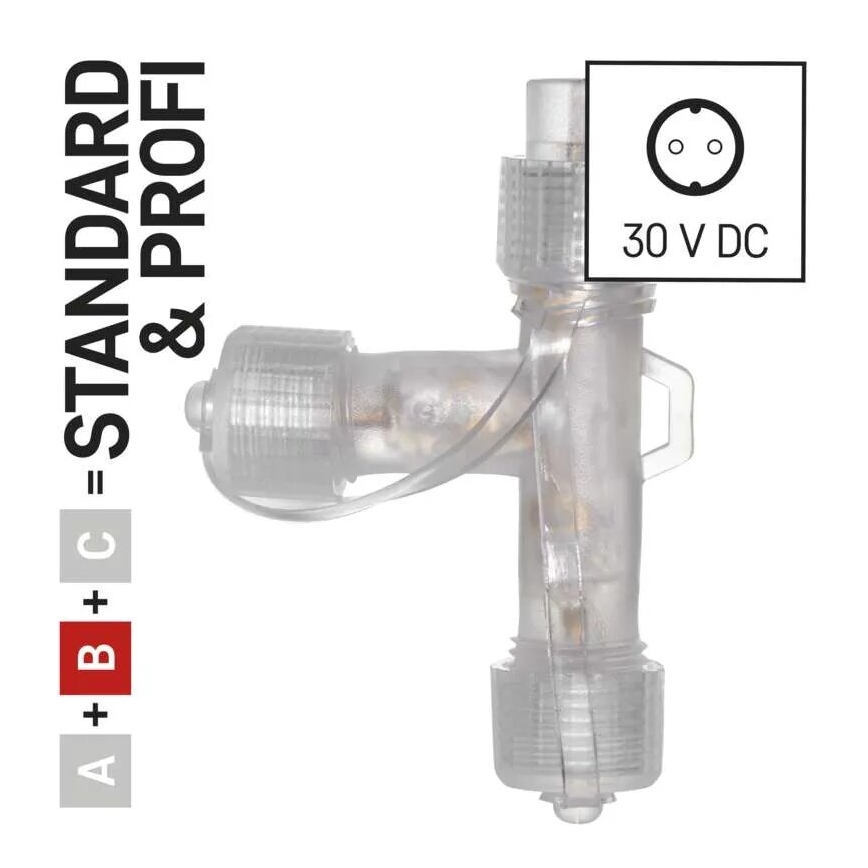 Outdoor splitter for connecting chains IP44