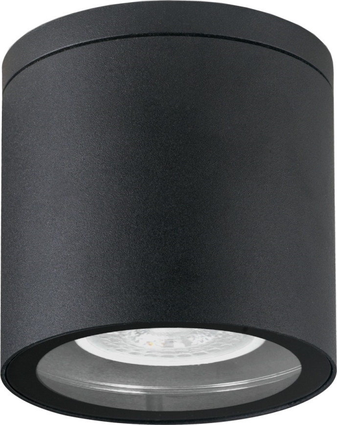 Outdoor spotlight 1xGU10/35W/230V IP54 round black
