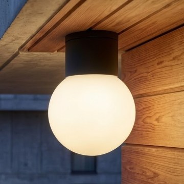 Outdoor spotlight STONO 1xE27/15W/230V IP65 anthracite