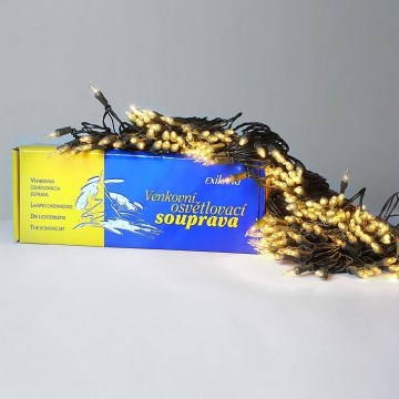 Outdoor string lights 160x1,5V/0,07A/46m IP44