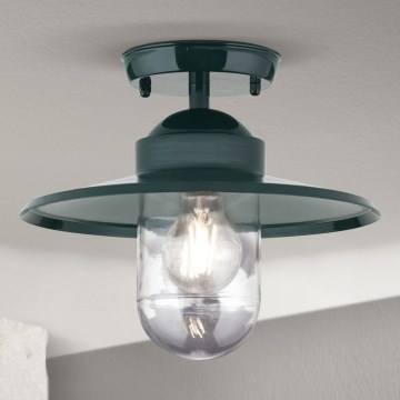 Outdoor surface-mounted chandelier EDWARD 1xE27/60W/230V IP44 green