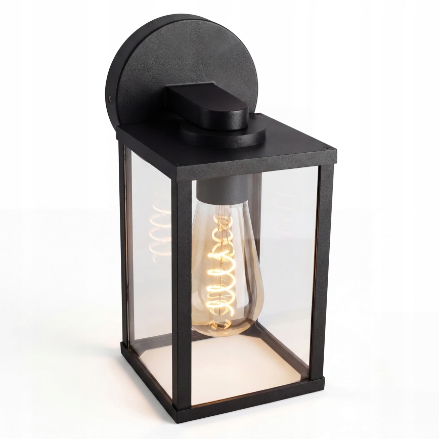 Outdoor wall lamp 1xE27/25W/230V IP54 black