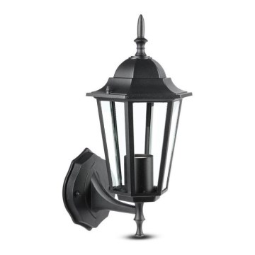 Outdoor wall lamp 1xE27/40W/230V IP44 black