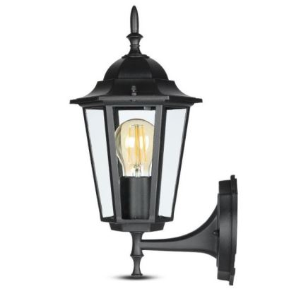 Outdoor wall lamp 1xE27/40W/230V IP44 black