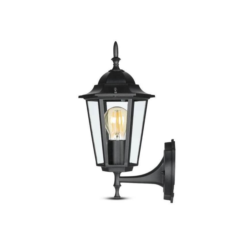 Outdoor wall lamp 1xE27/40W/230V IP44 black