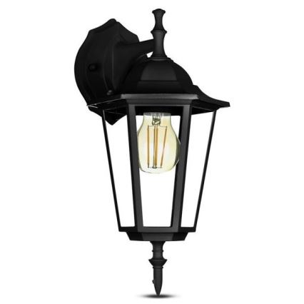 Outdoor wall lamp 1xE27/40W/230V IP44 black