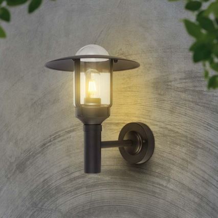 Outdoor wall lamp 1xE27/60W/230V IP44 black