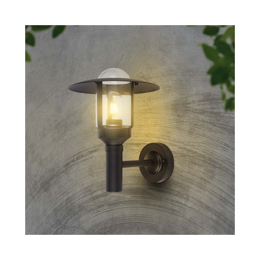 Outdoor wall lamp 1xE27/60W/230V IP44 black