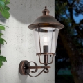 Outdoor wall lamp KENZO 1xE27/100W/230V IP44 bronze/patina