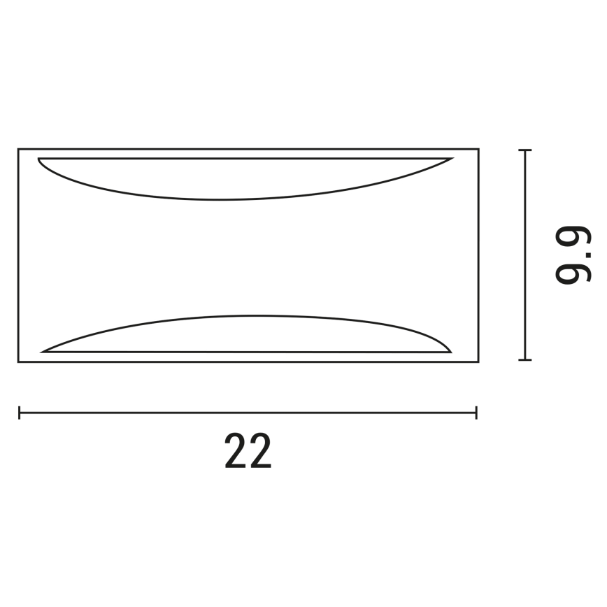 Outdoor wall light 1xE27/10W/230V IP54 grey