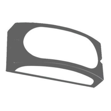 Outdoor wall light 1xE27/10W/230V IP54 grey