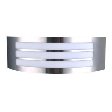 Outdoor wall light 1xE27/14W/230V IP44 matte chrome