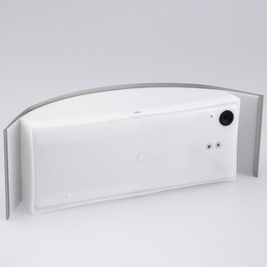 Outdoor wall light 1xE27/14W/230V IP44 matte chrome