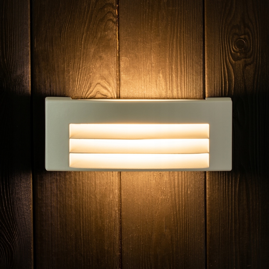 Outdoor wall light 1xE27/14W/230V IP54 grey