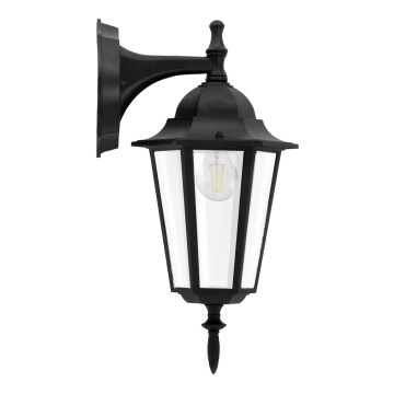Outdoor wall light 1xE27/20W/230V IP43 black