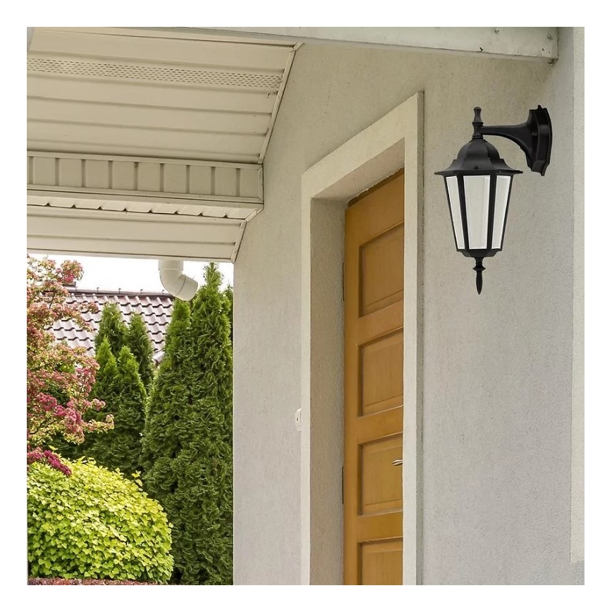 Outdoor wall light 1xE27/20W/230V IP43 black
