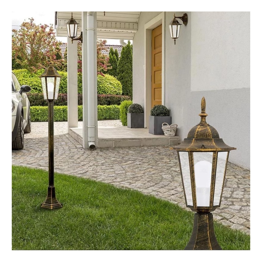 Outdoor wall light 1xE27/20W/230V IP43 patina