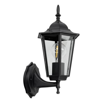 Outdoor wall light 1xE27/60W/230V IP44 black