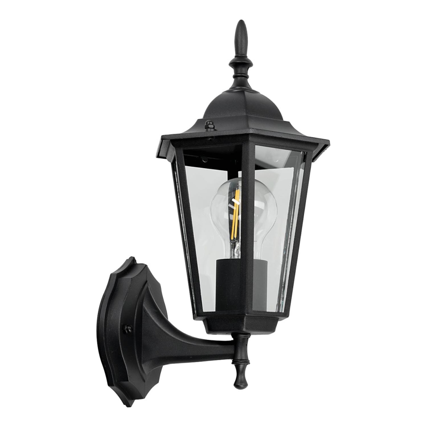Outdoor wall light 1xE27/60W/230V IP44 black