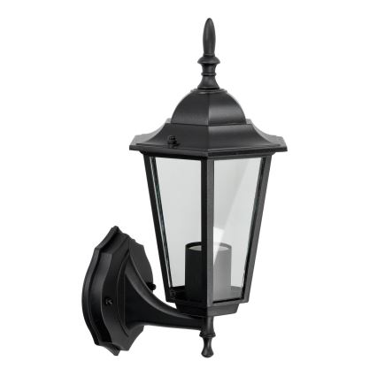 Outdoor wall light 1xE27/60W/230V IP44 black
