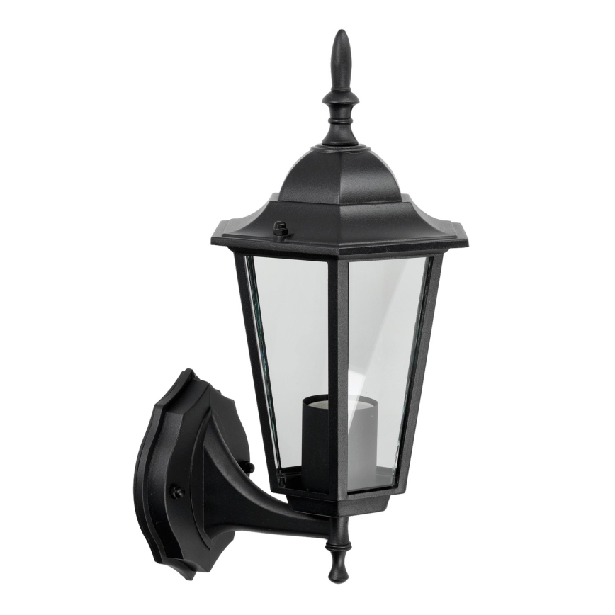 Outdoor wall light 1xE27/60W/230V IP44 black