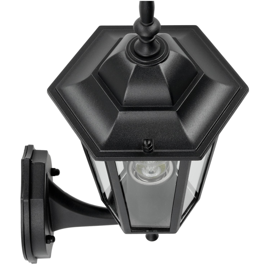 Outdoor wall light 1xE27/60W/230V IP44 black