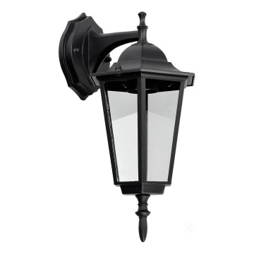 Outdoor wall light 1xE27/60W/230V IP44 black