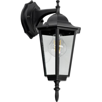 Outdoor wall light 1xE27/60W/230V IP44 black