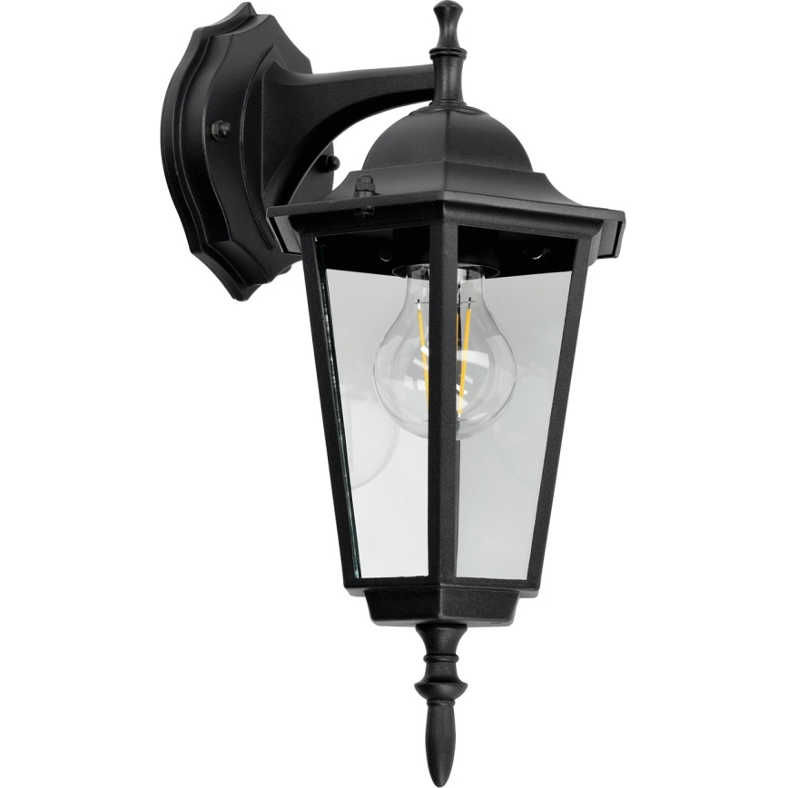 Outdoor wall light 1xE27/60W/230V IP44 black