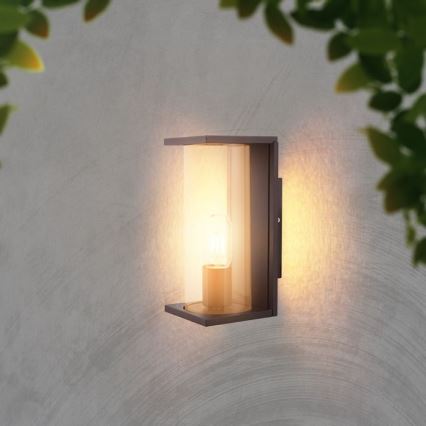 Outdoor wall light 1xE27/60W/230V IP44 black
